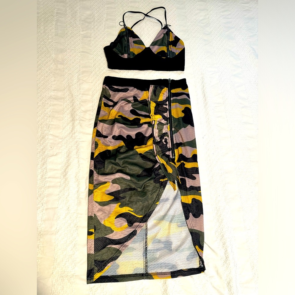 Fashion Nova 2pc Skirt Set